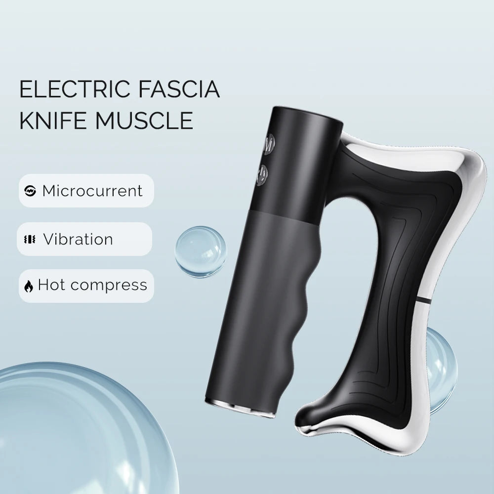 Iebilif Electric Fascia Scraper Deep Tissue Muscle Massager Tool