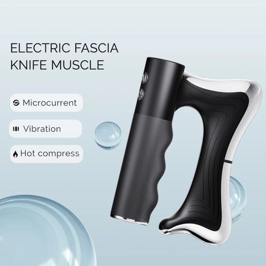 Iebilif Electric Fascia Scraper Deep Tissue Muscle Massager Tool
