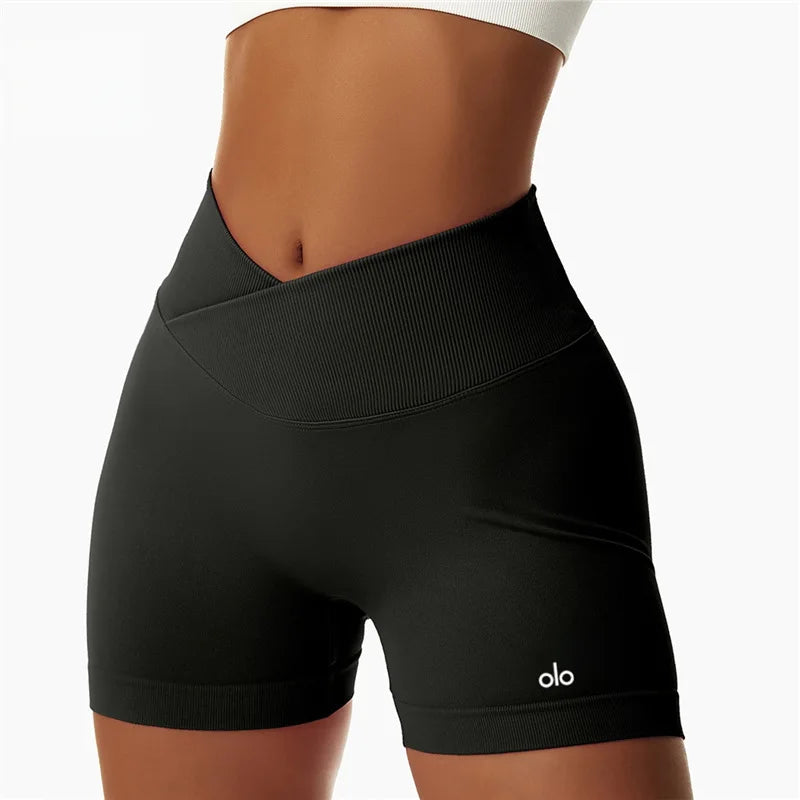Quick Dry Yoga Shorts For Women Athletic Running Cycling Pants