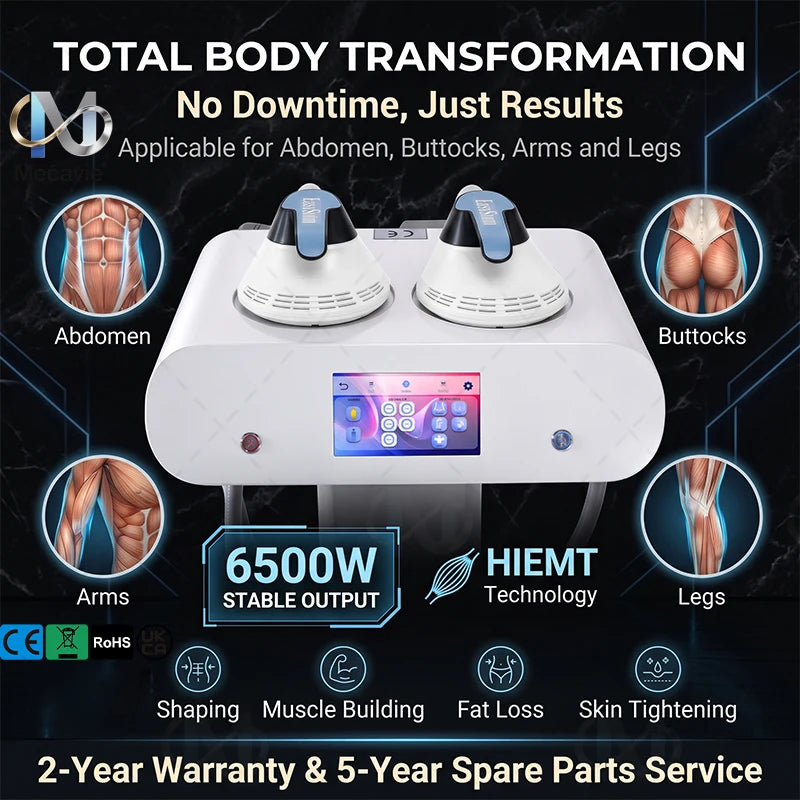 Advanced EMS RF Body Shaping Device With Dual Handles 200Hz