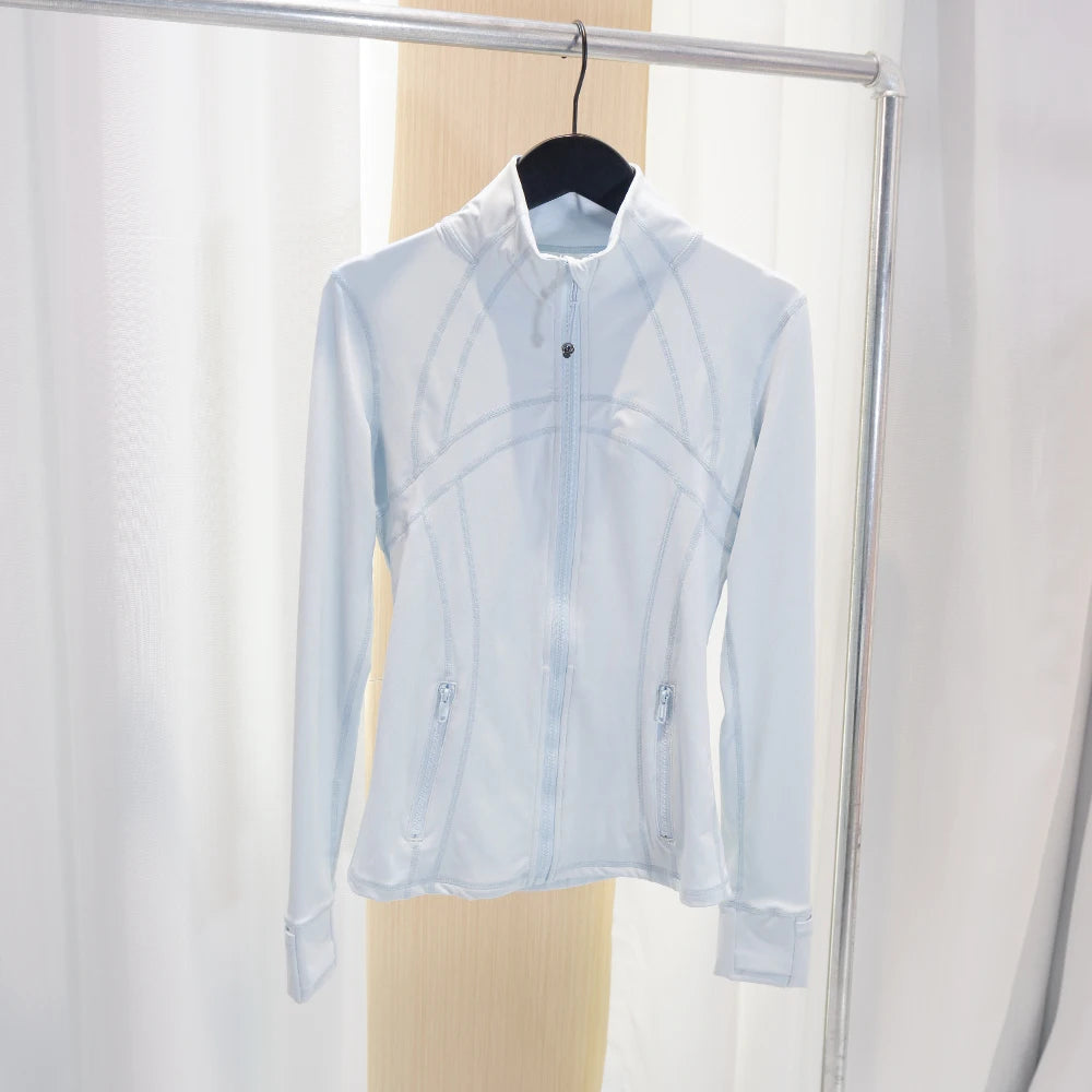 Lulu Flora Stand Collar Jacket For Yoga Outdoor Quick Dry