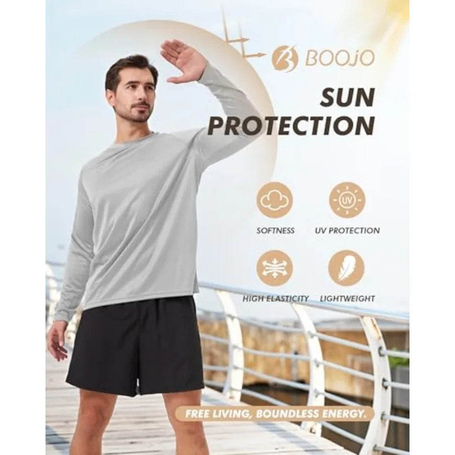 Long Sleeve Quick Dry Shirts With UV UPF Sun Protection