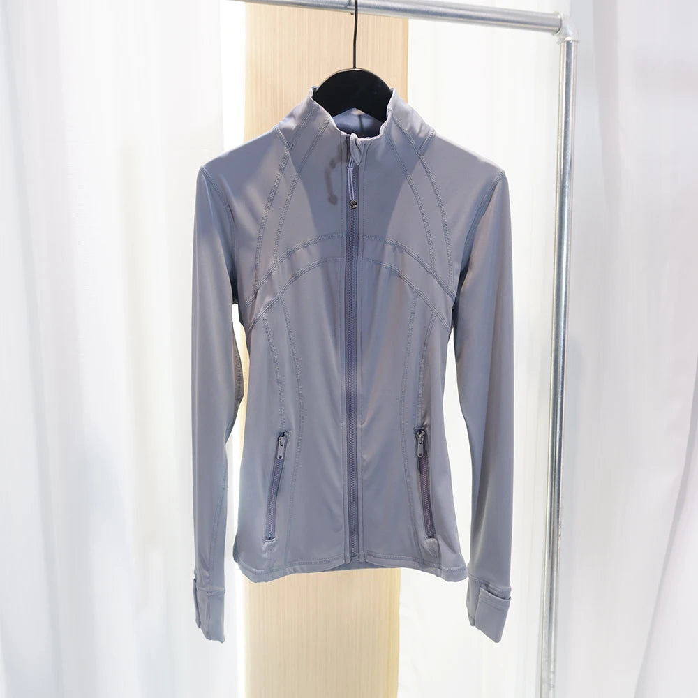 Lulu Flora Stand Collar Jacket For Yoga Outdoor Quick Dry