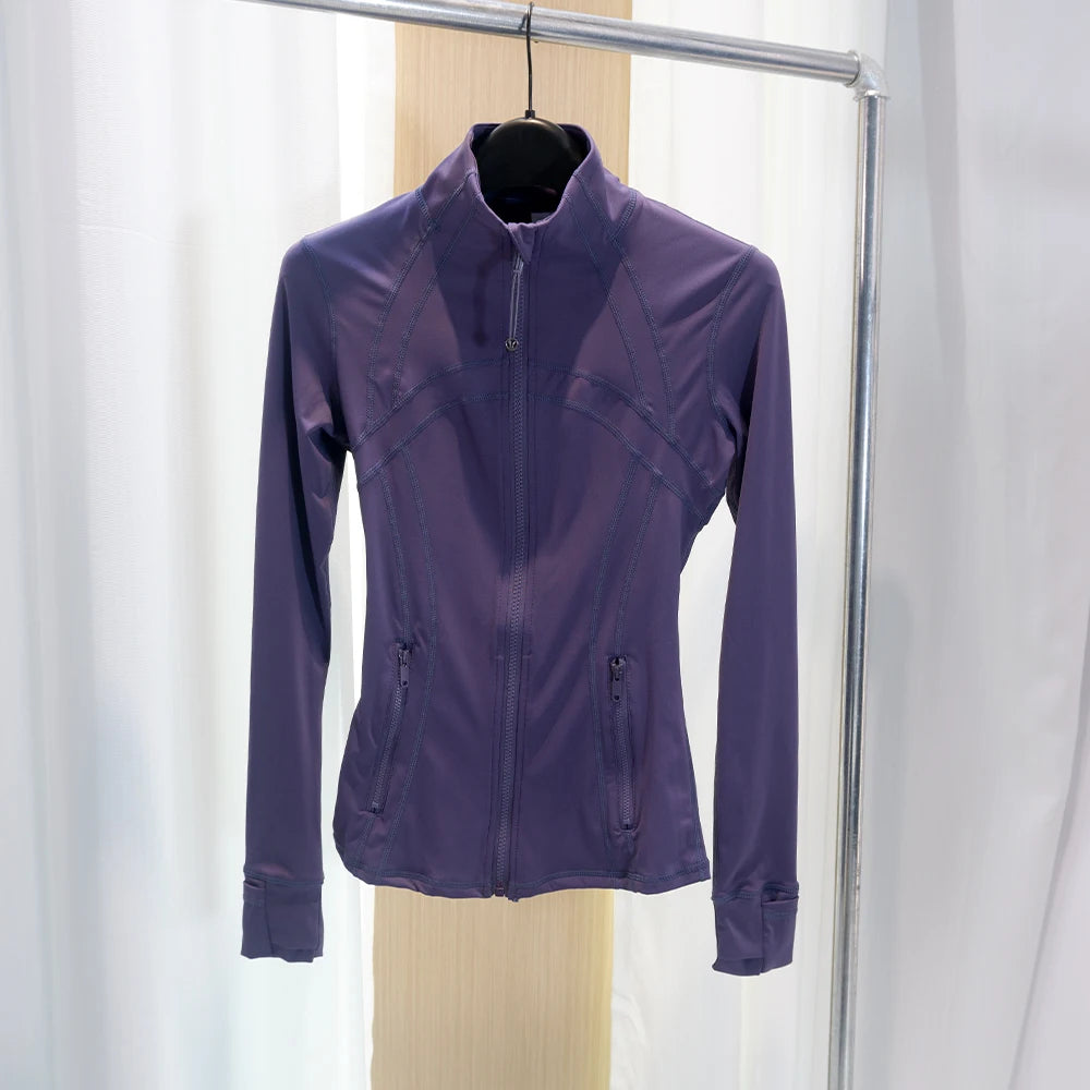 Lulu Flora Stand Collar Jacket For Yoga Outdoor Quick Dry