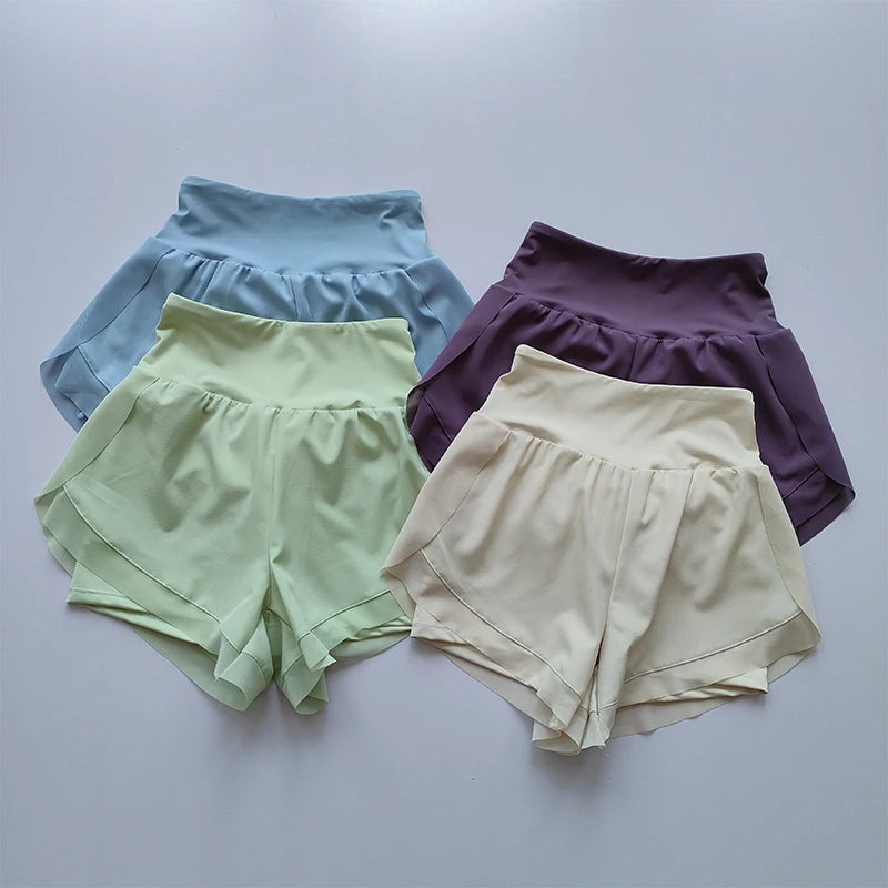 Women's 2in1 Quick Dry Mesh Shorts For Yoga And Running