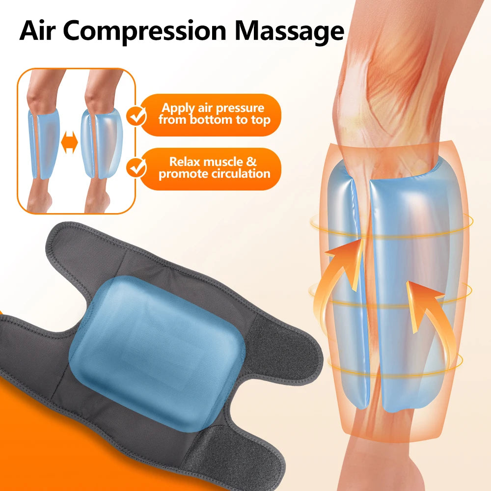 Agdoad Cordless Pneumatic Air Compression Leg Calf Massager