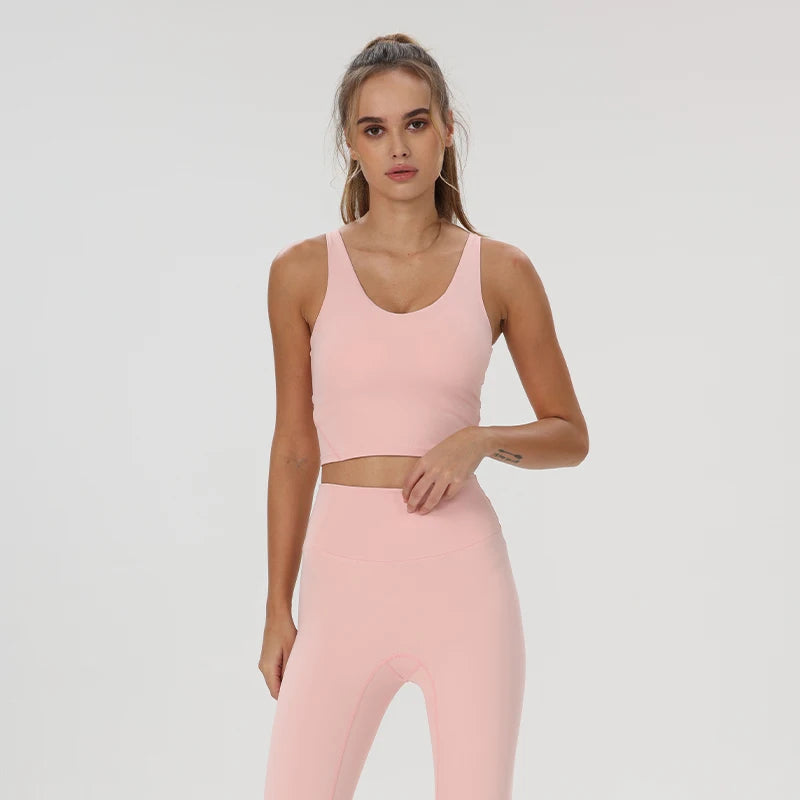 Womens Yoga Vest Activewear Top For Workout And Running