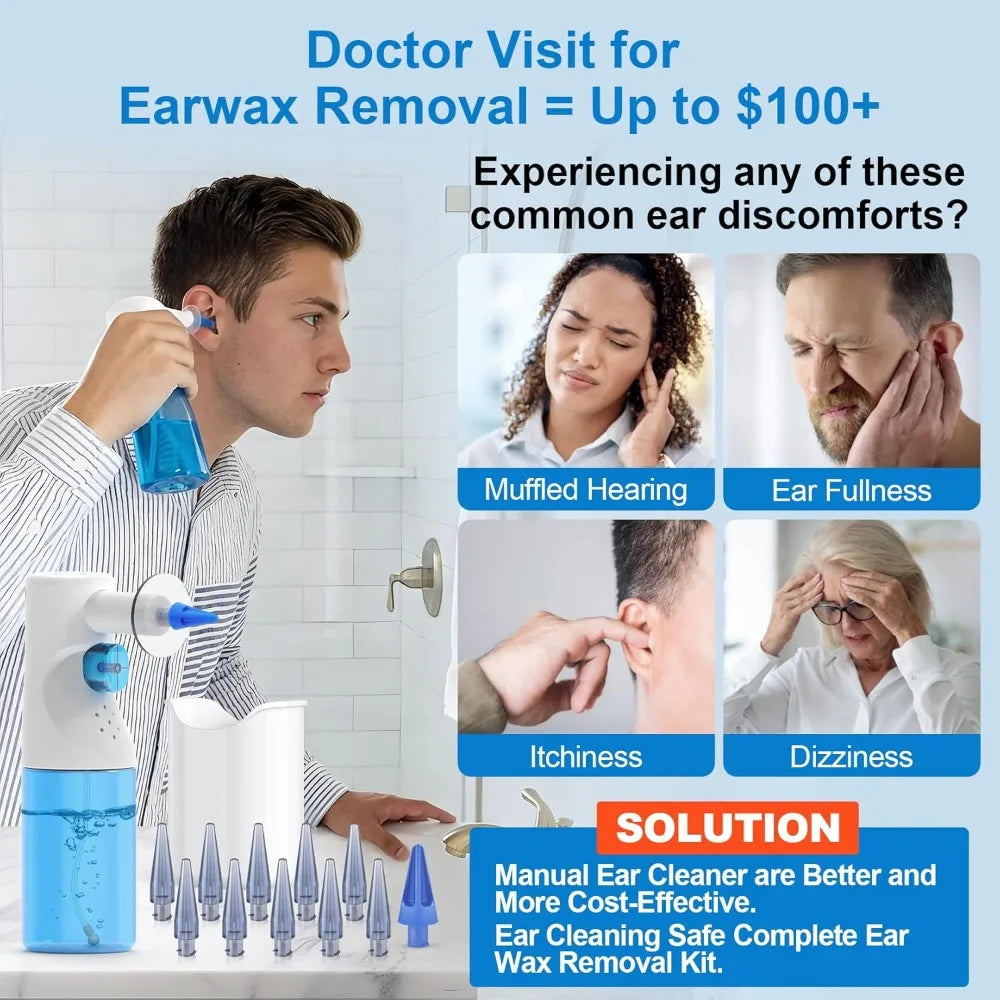 Ear Irrigation Kit For Safe Wax Removal And Gentle Cleaning