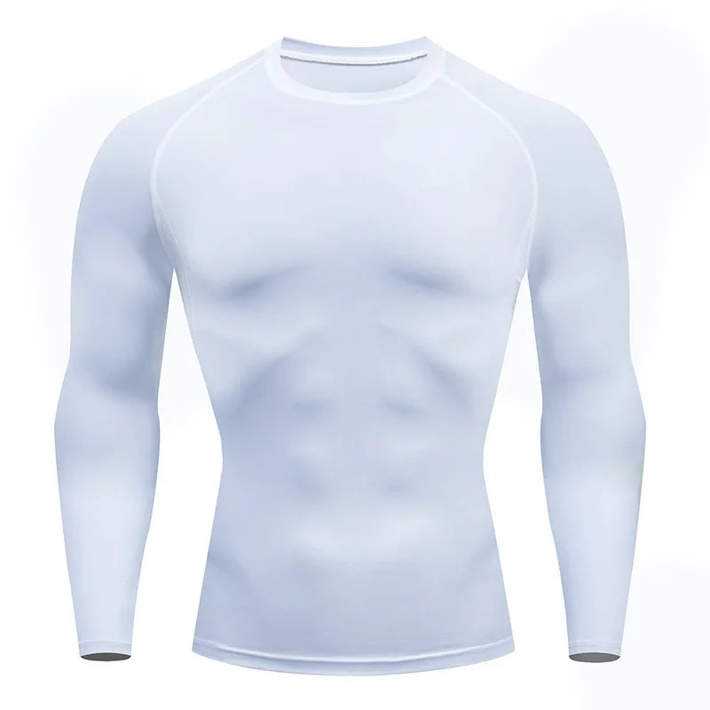 Men's Compression T Shirt For Outdoor Training And Fitness
