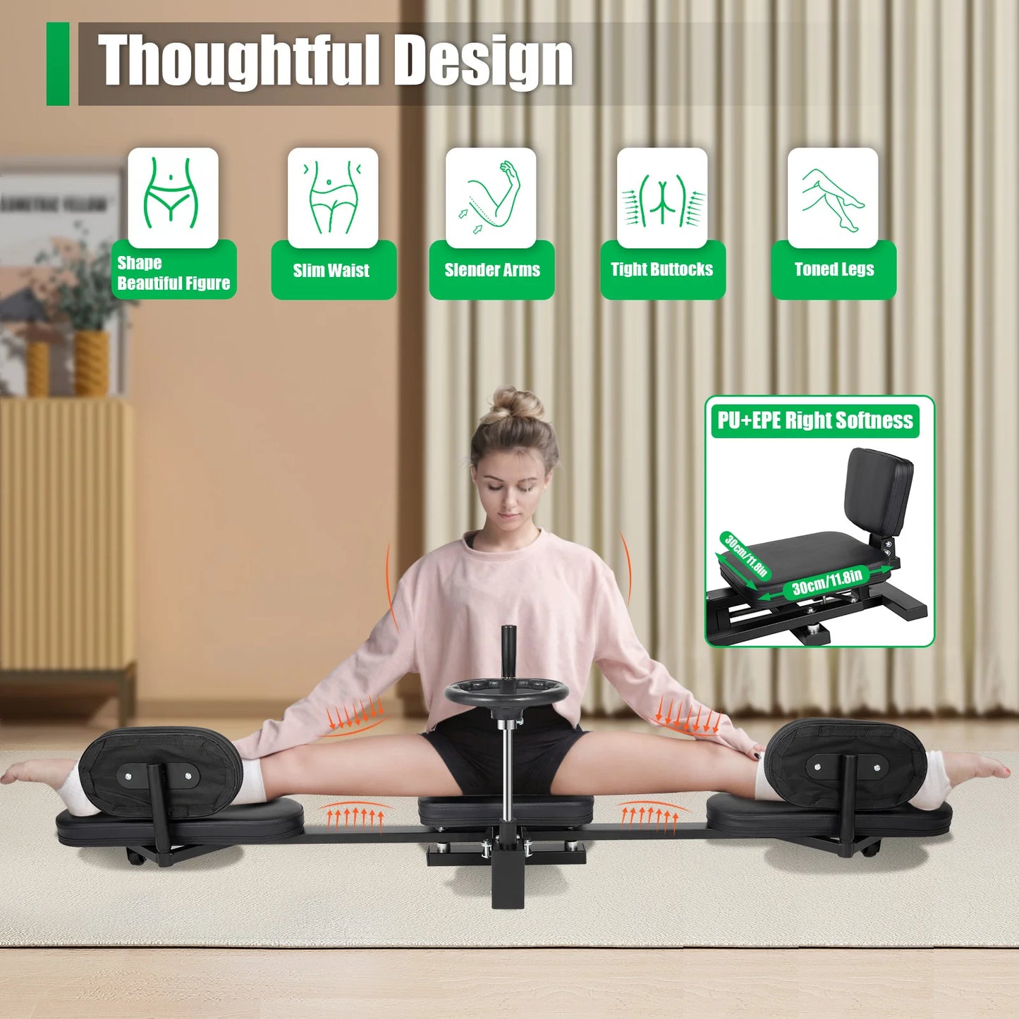3 Bar Leg Stretcher For Gymnastics And Yoga Flexibility Training