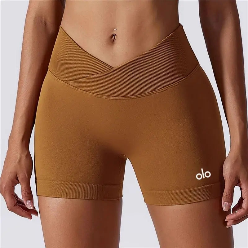 Quick Dry Yoga Shorts For Women Athletic Running Cycling Pants