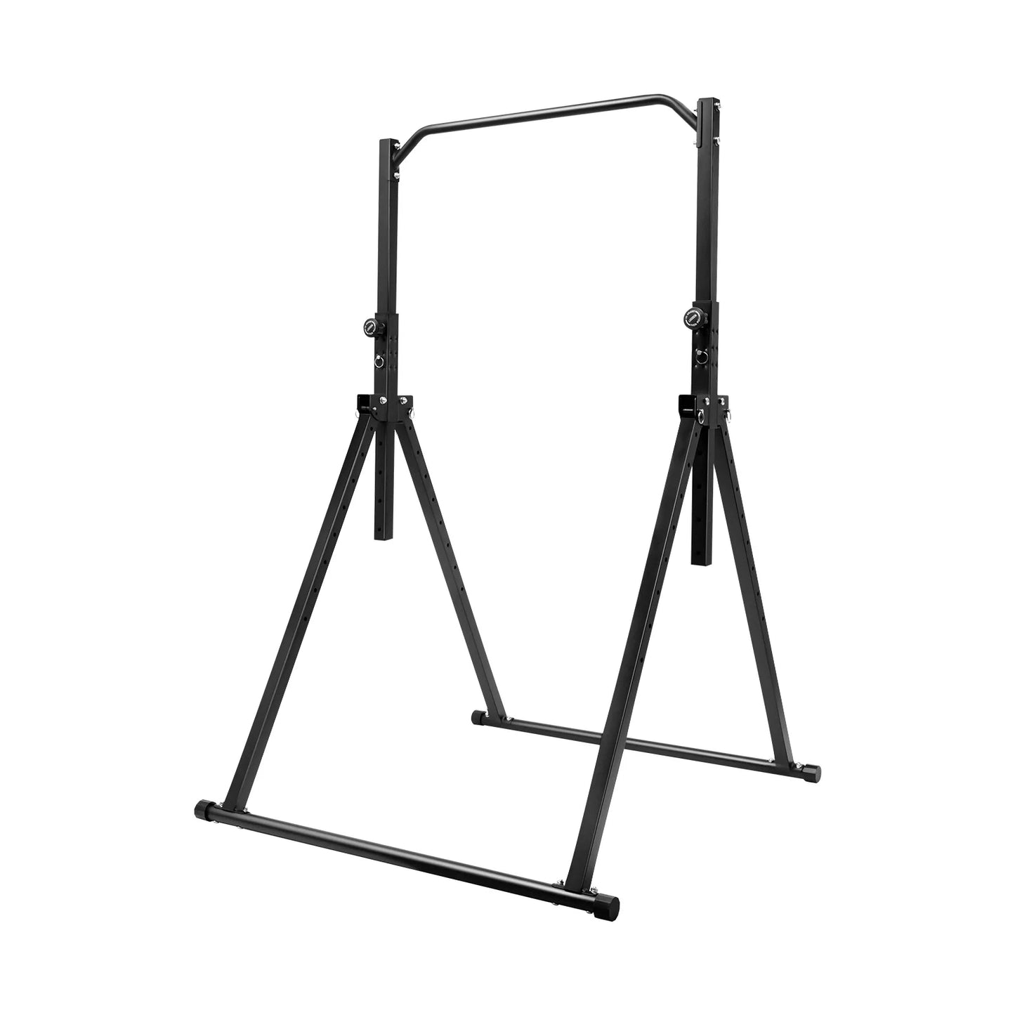 Triangular Pull Up Station Adjustable Height Carbon Steel Home Gym