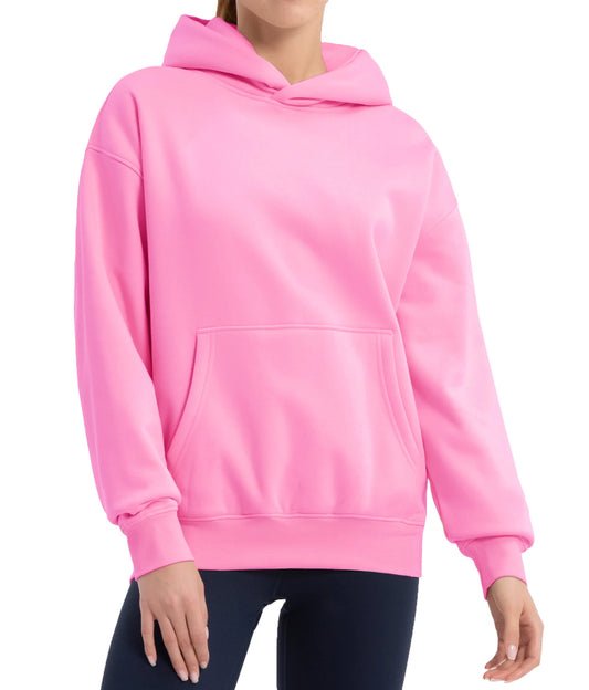 The Gym People Women Oversized Fleece Hoodie Pullover Sweatshirt