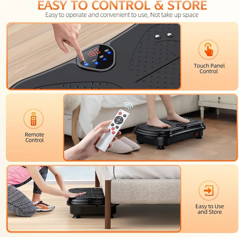 Vibration Plate Exercise Machine Whole Body Platform For Weight Loss