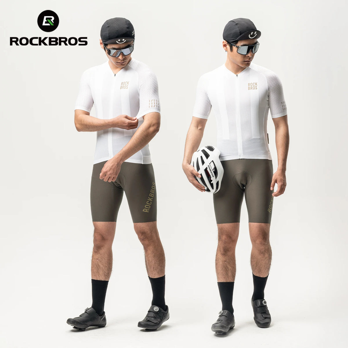 Rockbros Men Cycling Jersey Quick Dry Breathable Athletic Top