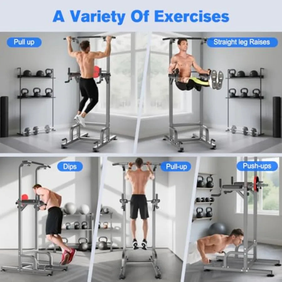 Power Tower Pull Up Bar Dip Station Home Gym ProSeries