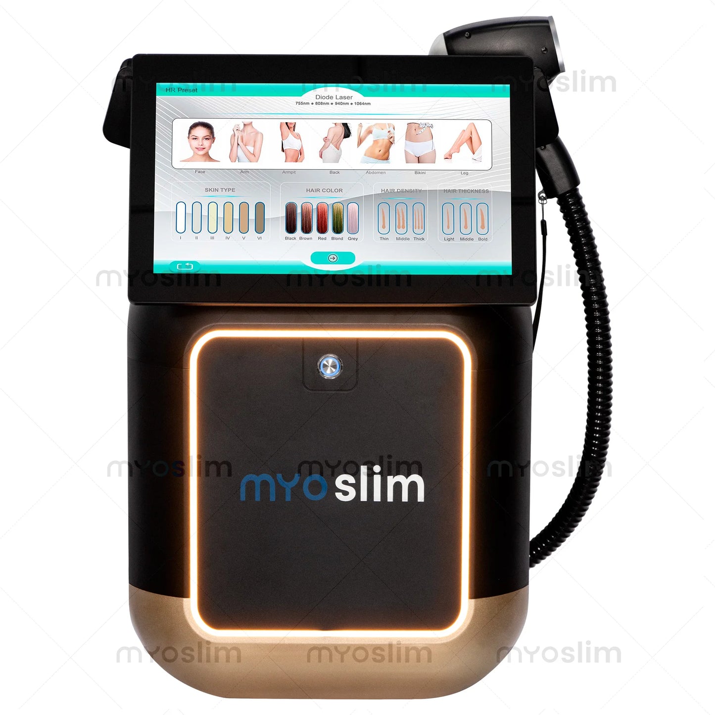 Soprano 5000W FAC Diode Hair Removal System 755 808 940 1064nm