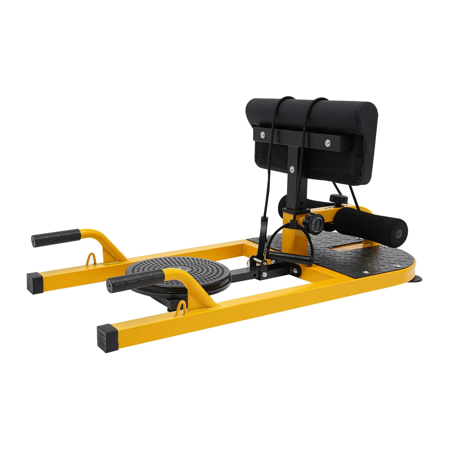 Deep Squat Trainer With Adjustable Backrest And Leg Hook Steel Construction