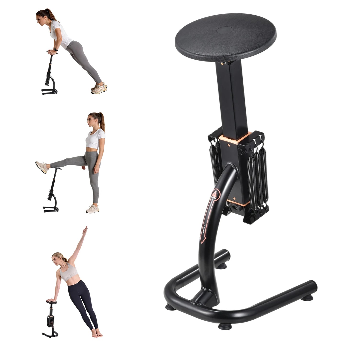 Assisted Squat Machine With Height Adjustable Glute Trainer For Home Gym