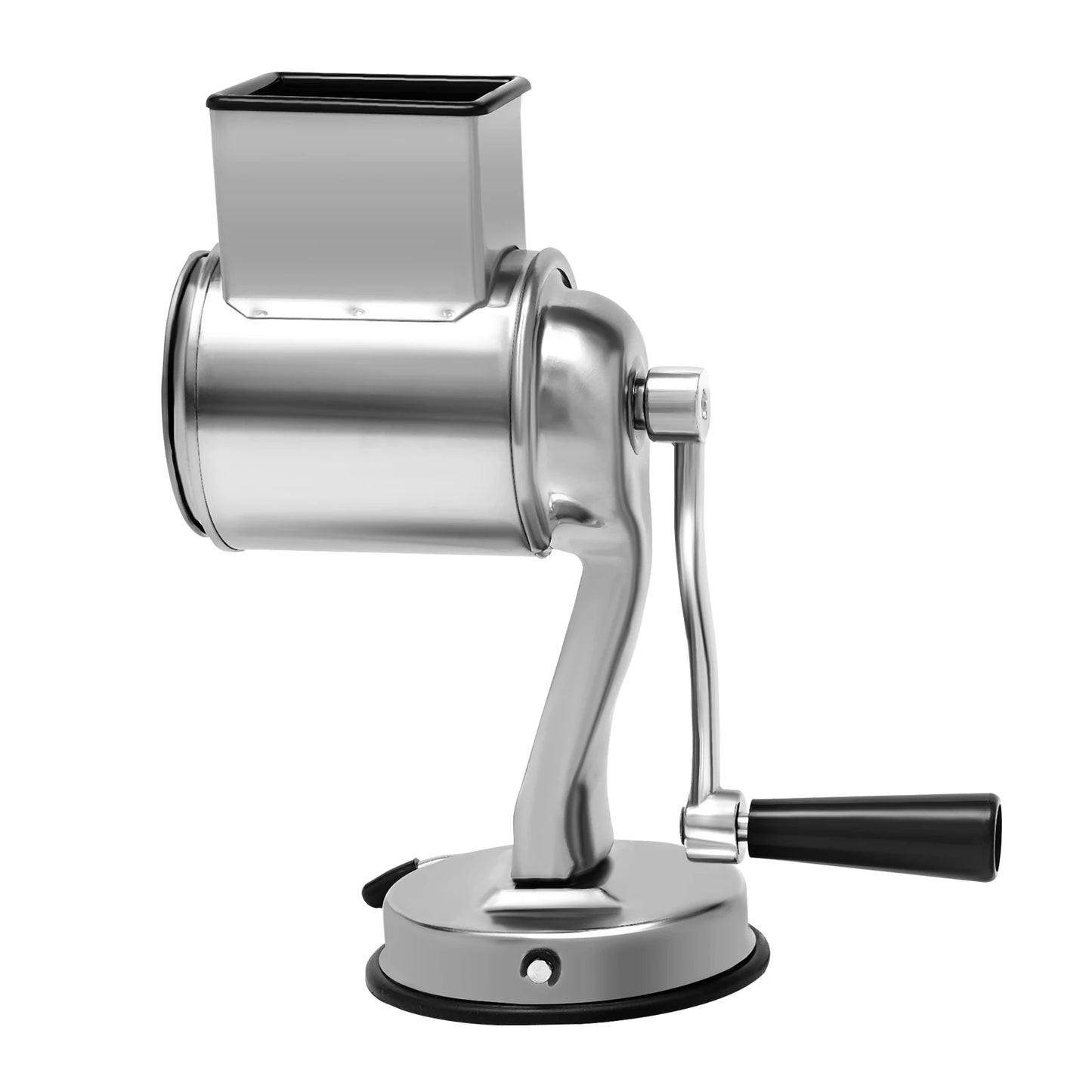 Five Blade Rotary Vegetable Grater With Suction Base Stainless Steel
