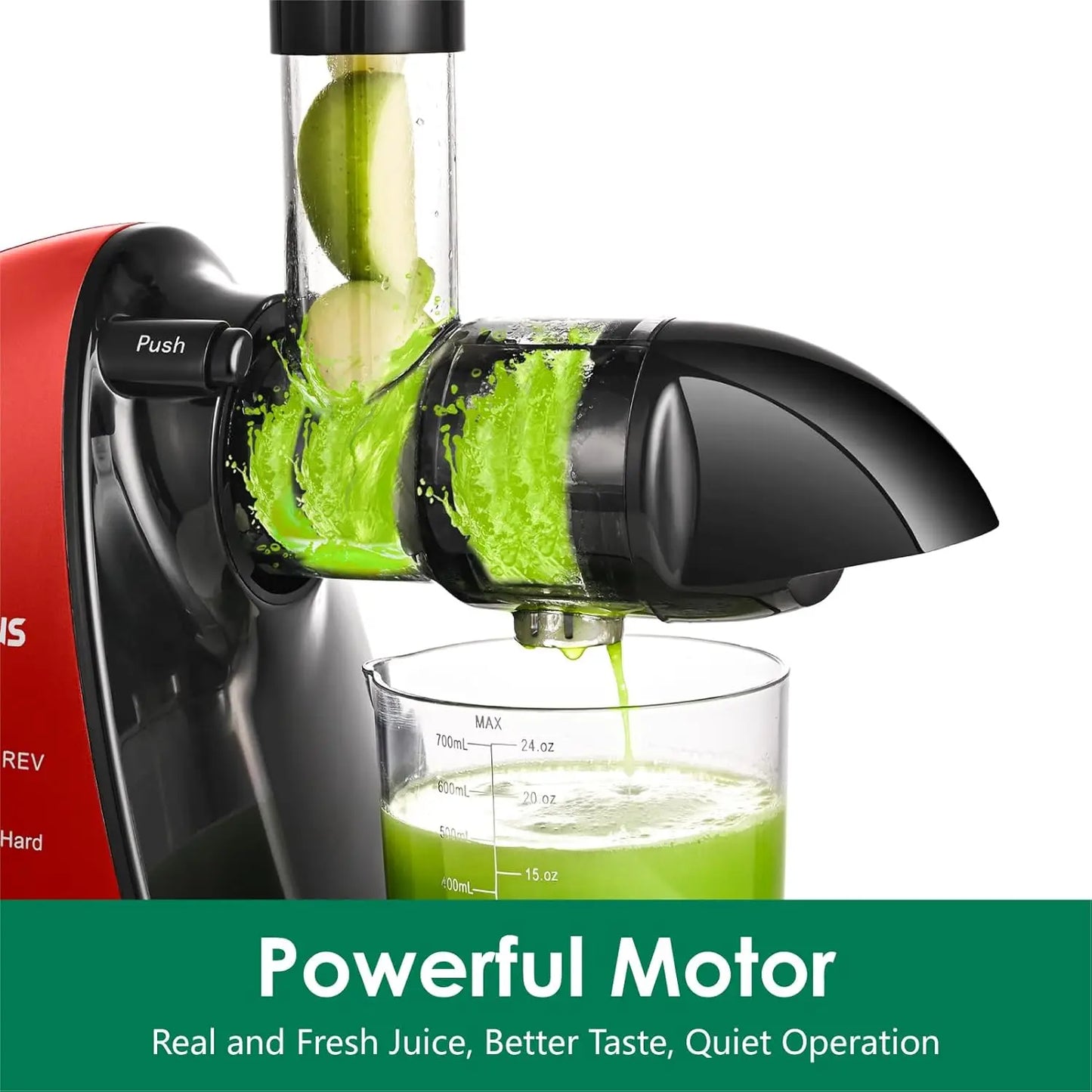 Slow Masticating Juicer With 2 Speed Modes And BPA Free
