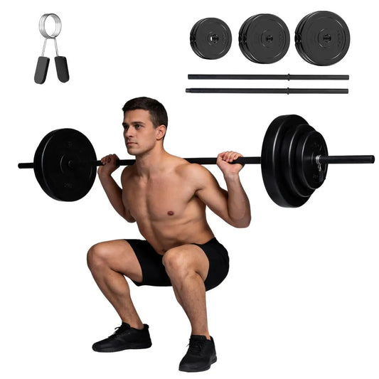 Relife Adjustable Barbell Set 45 Pounds For Strength Training