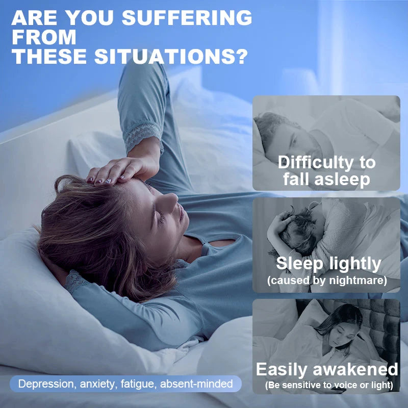 Portable CES Microcurrent Sleep Aid Device For Insomnia Relief