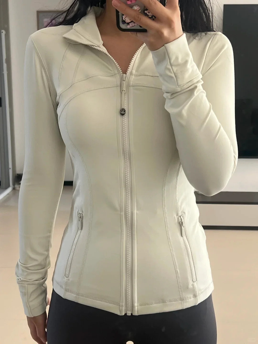 Lulu Flora Stand Collar Jacket For Yoga Outdoor Quick Dry