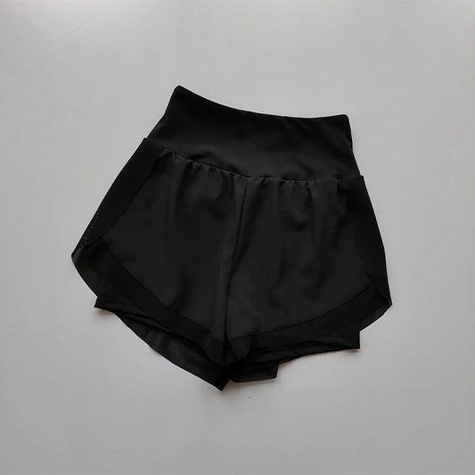 Women's 2in1 Quick Dry Mesh Shorts For Yoga And Running