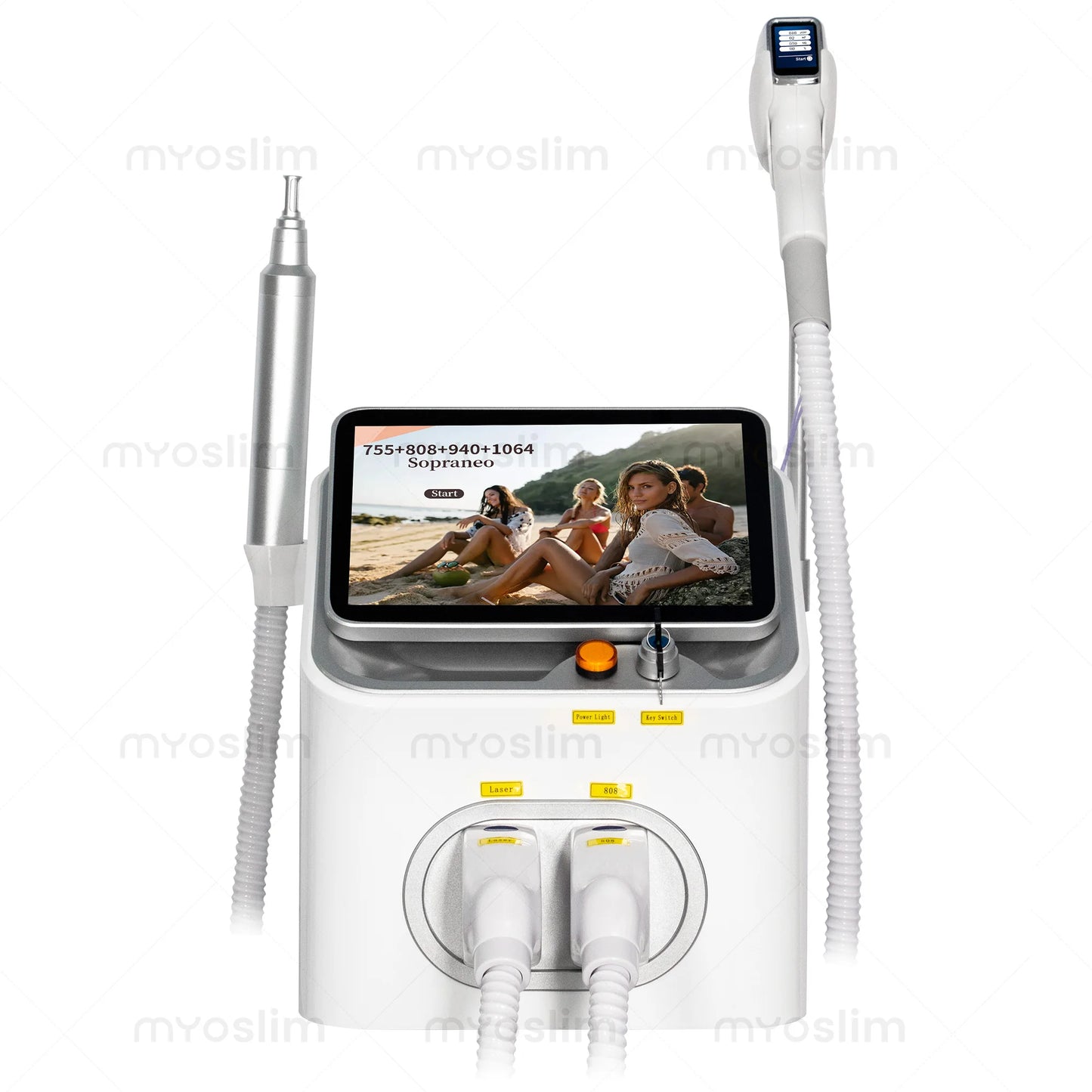 5000W FAC Soprano 2 in 1 808+ Picosecond Diode Hair Removal Device Picosecond Tattoo Removal Permanent Hair Removal