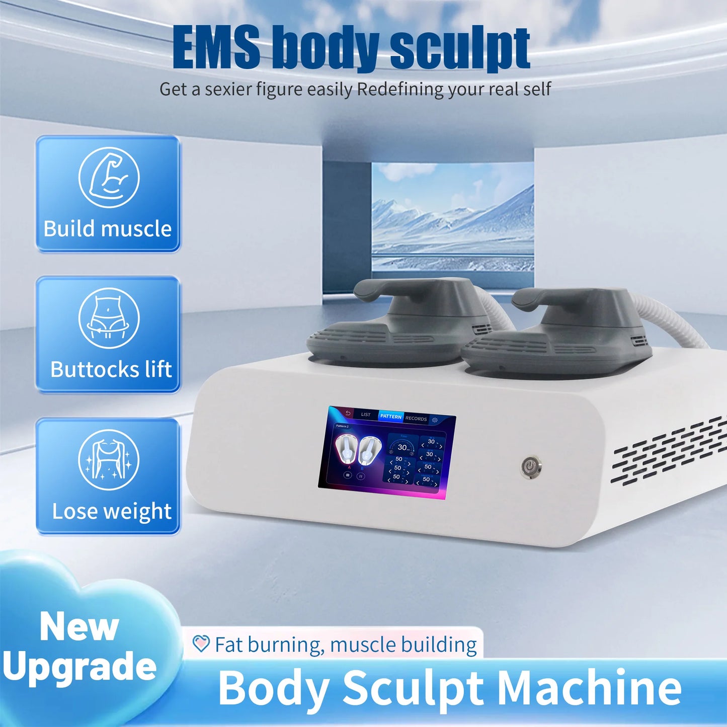 Body Contouring And Fat Reduction Device 6500W RF Noninvasive