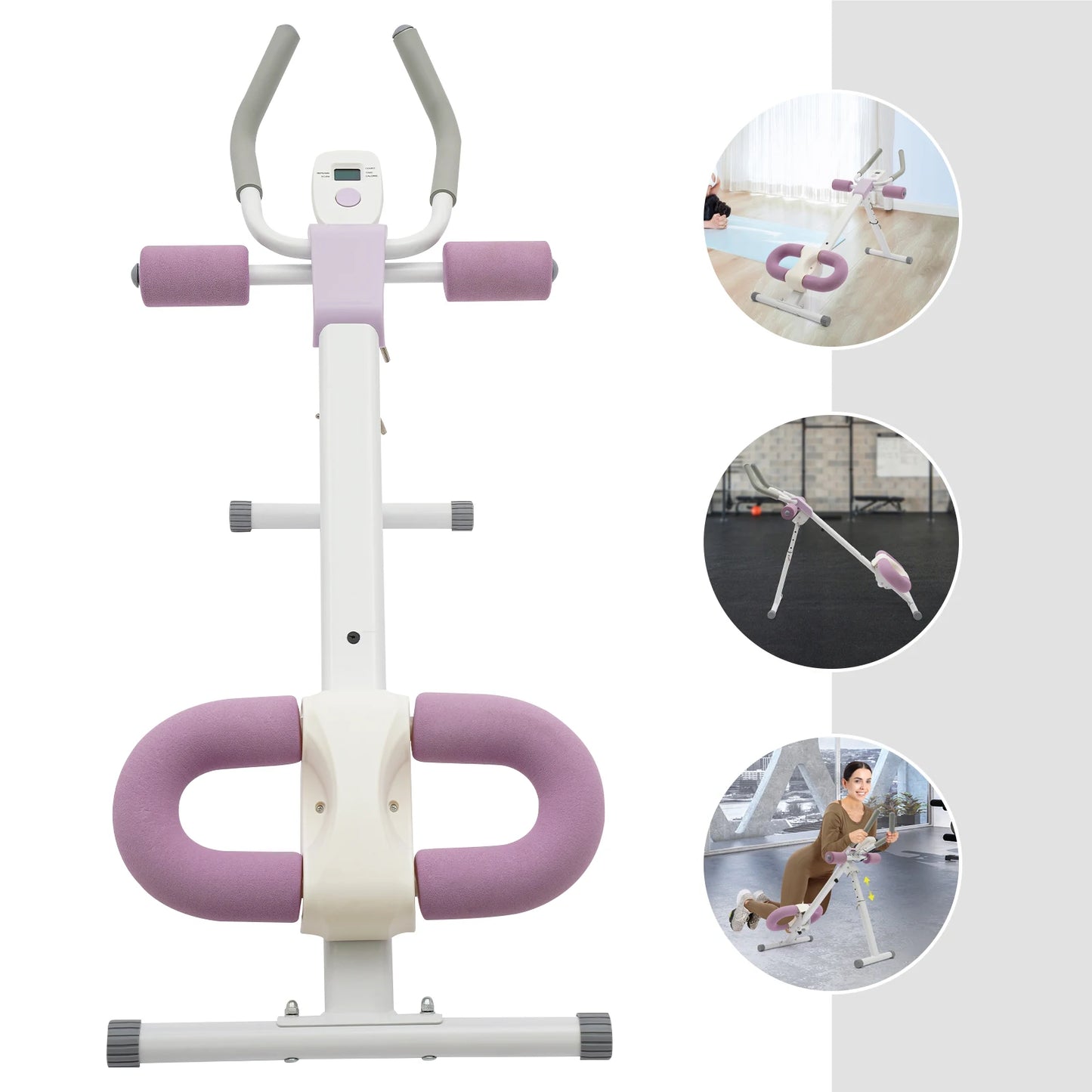 Foldable Abdominal Exerciser Machine For Home Office Gym