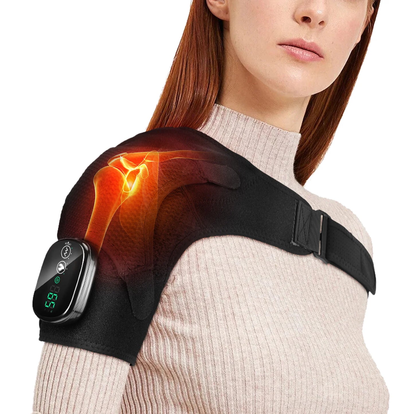 Hailicare Electric Heating Pad Shoulder Massager For Joint Pain Relief