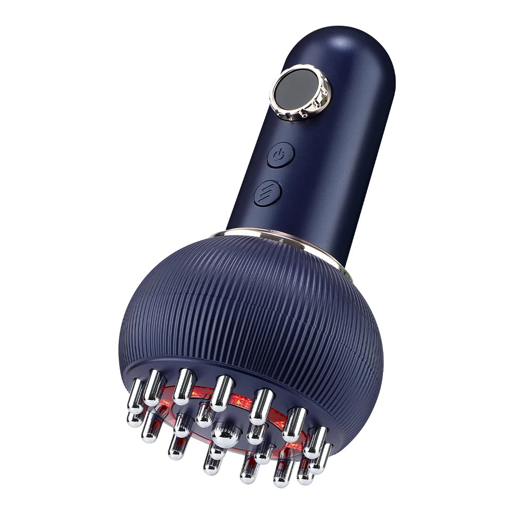 Hailicare Wireless Electric Heated Microcurrent Massage Brush For Back Massage