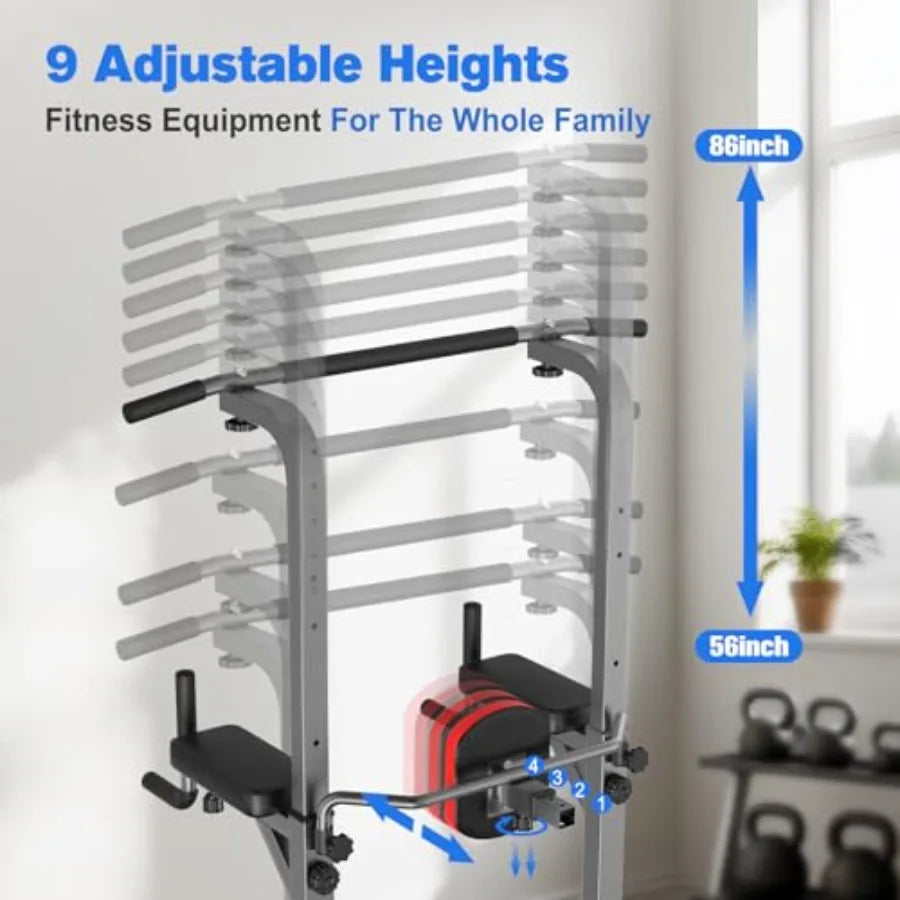 Power Tower Pull Up Bar Dip Station Home Gym ProSeries