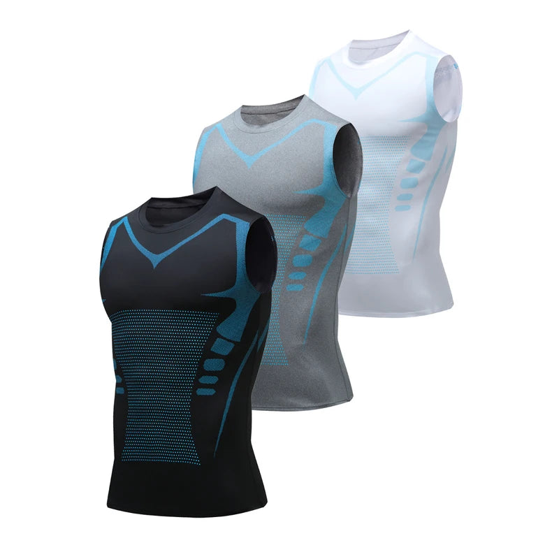 Men's Compression Tank Top Gym Shirt Sleeveless Quick Dry