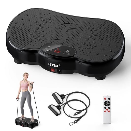 Vibration Exercise Plate Machine Full Body Shaker 120 levels Adjustable Speed Weight Loss Fat Shaking Machines Workout Portable Fitness Equipment