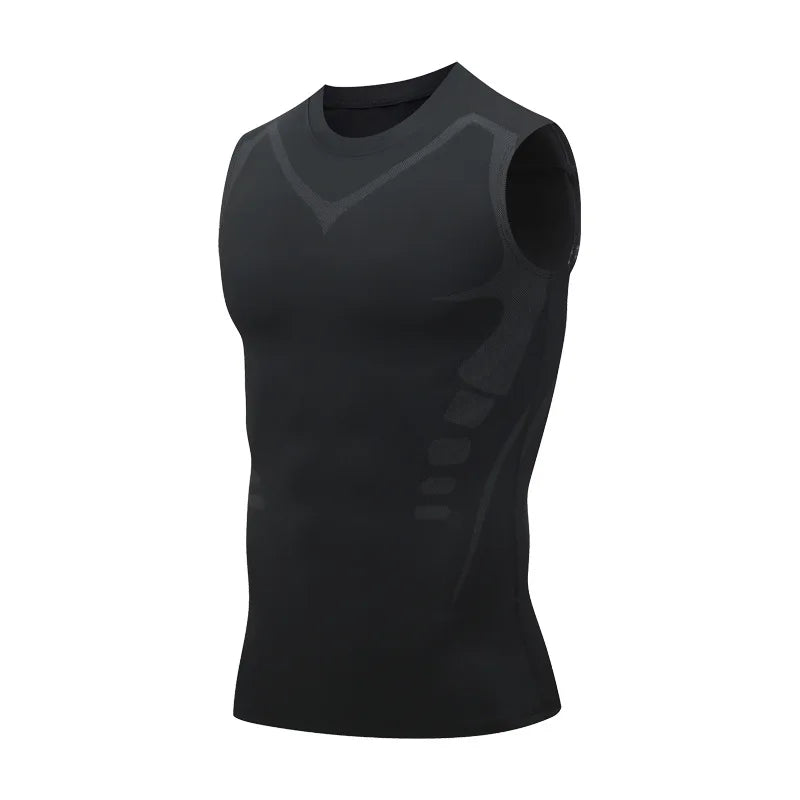Men's Compression Tank Top Gym Shirt Sleeveless Quick Dry