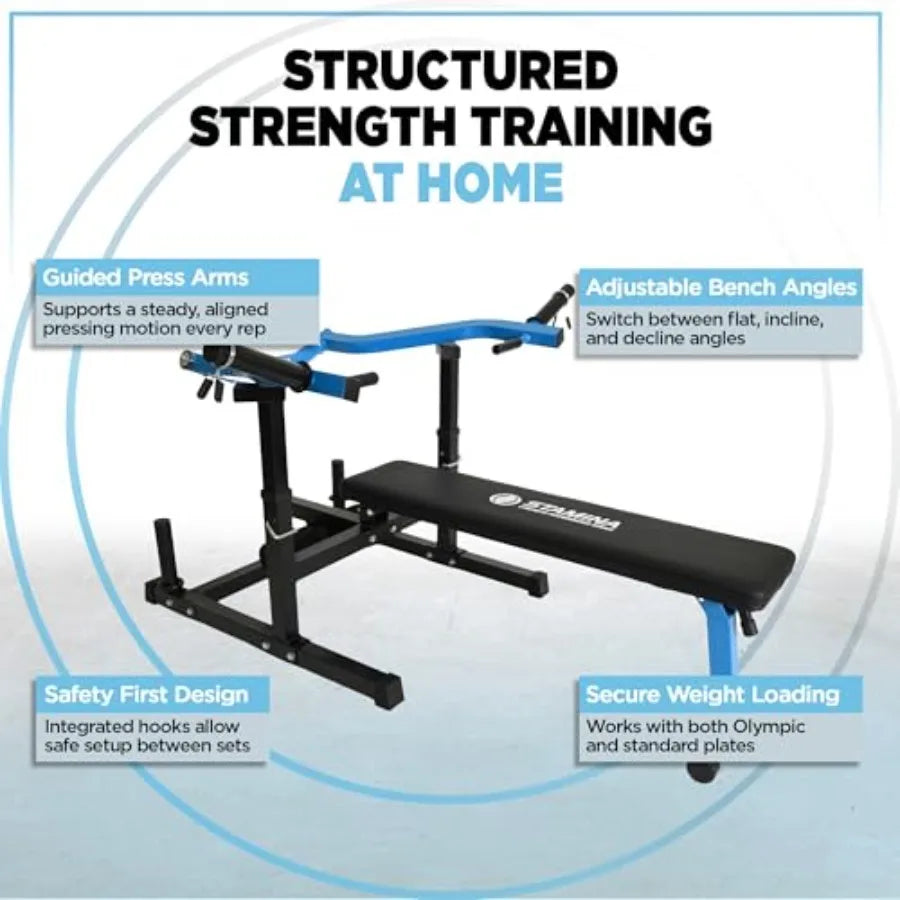 Home Gym Strength Training Machine Chest Press Leg Extension Curl