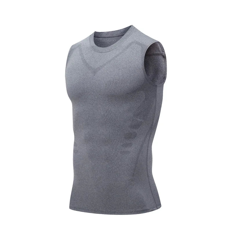 Men's Compression Tank Top Gym Shirt Sleeveless Quick Dry
