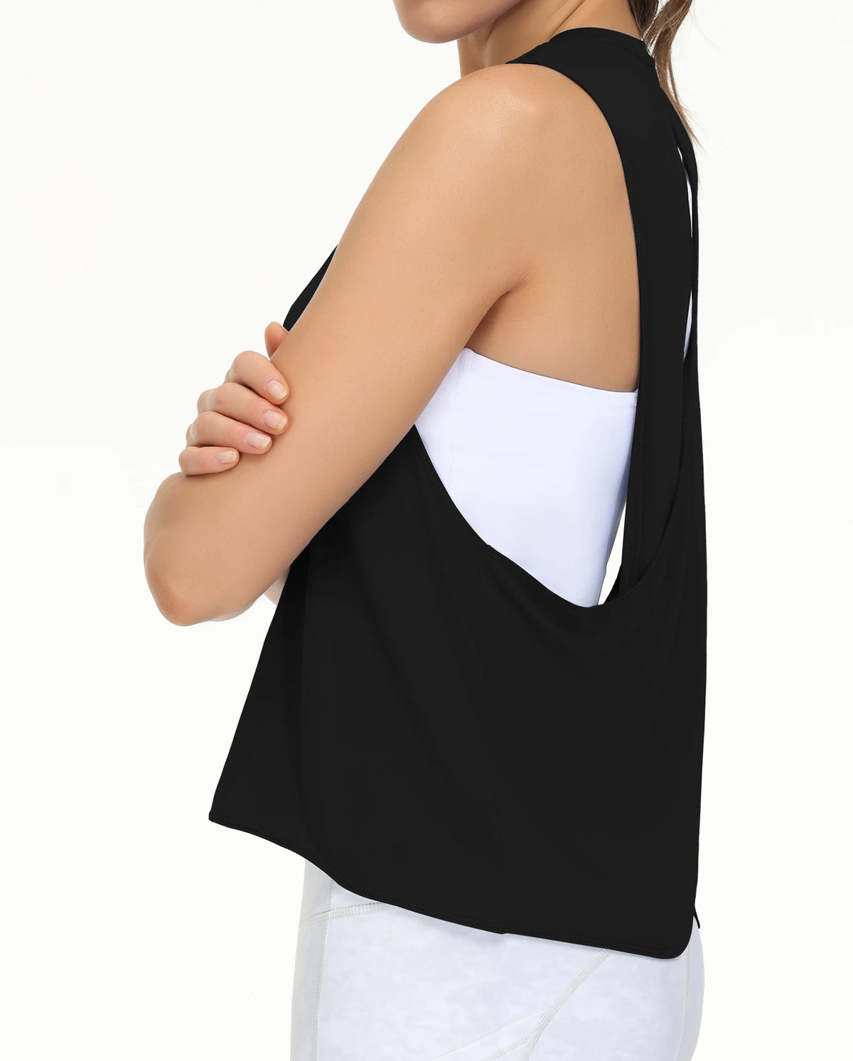 The Gym People Women Cross Back Breathable Yoga Workout Tank