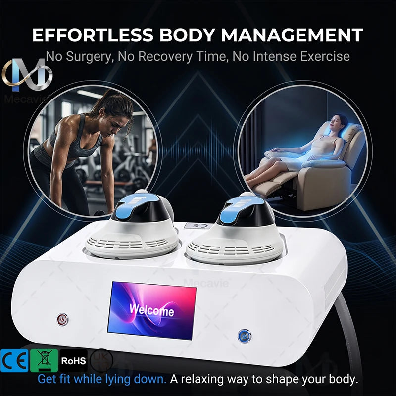 Advanced EMS RF Body Shaping Device With Dual Handles 200Hz