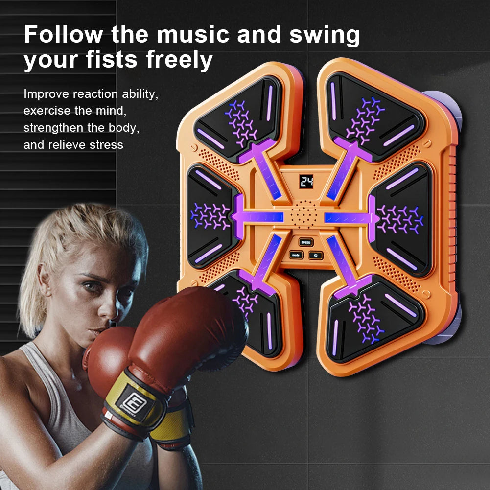 Smart Music Boxing Wall Target For Home Gym Fitness Training