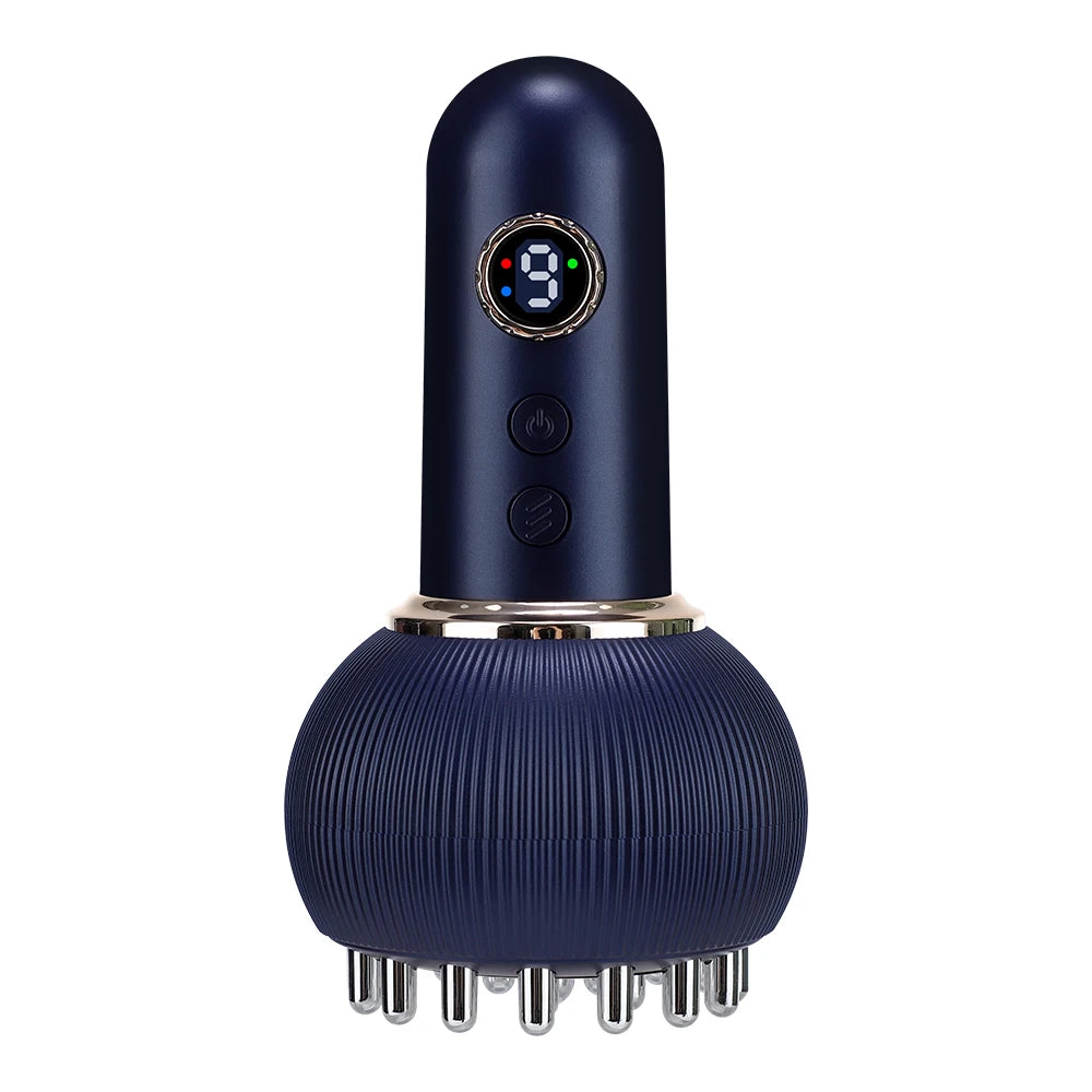Hailicare Wireless Electric Heated Microcurrent Massage Brush For Back Massage