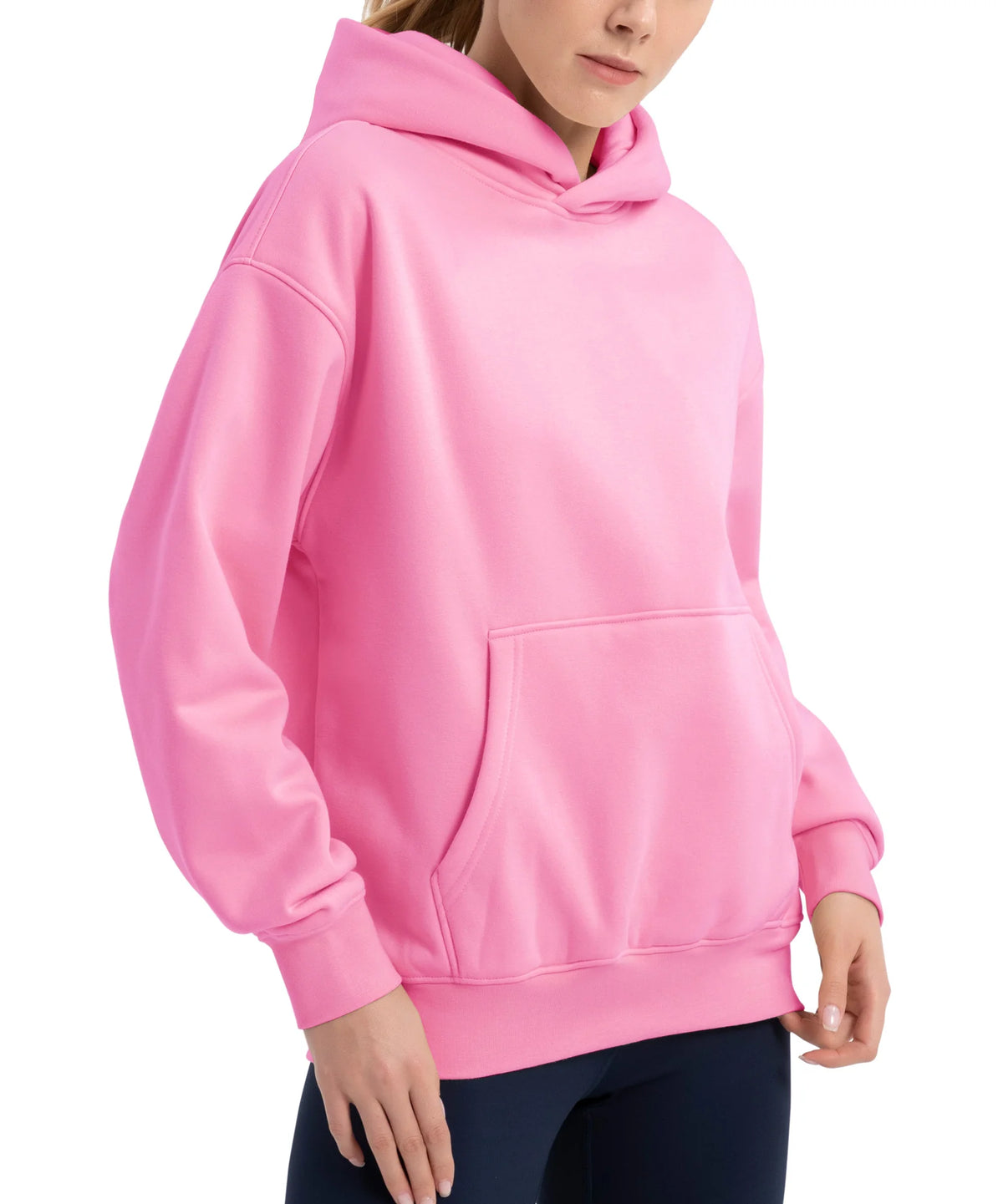The Gym People Women Oversized Fleece Hoodie Pullover Sweatshirt