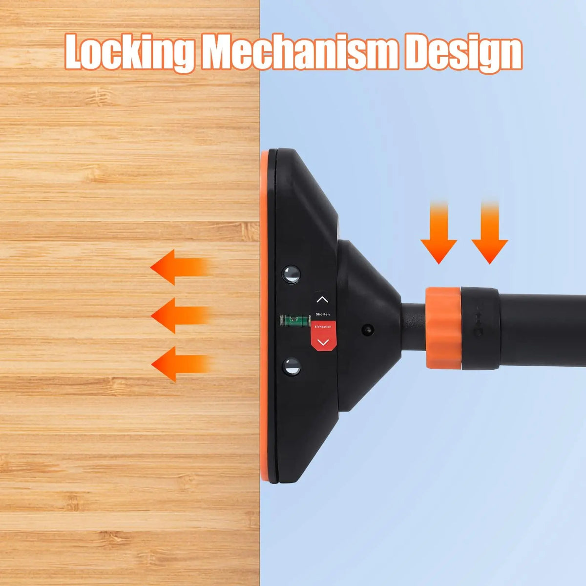 Heavy Duty Adjustable Doorway Pull Up Bar With Level Meter