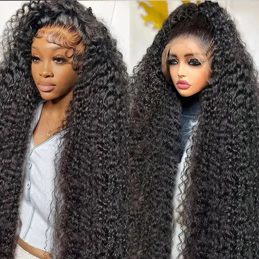 BEKAS Deep Wave Brazilian Frontal Wig 98 Percent Human Hair