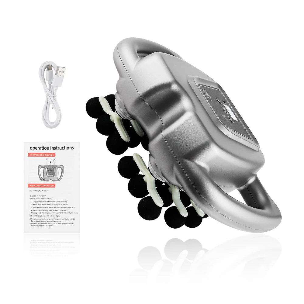 Foreverlily 24-Head Fascia Gun With 9 Modes High Frequency Massage