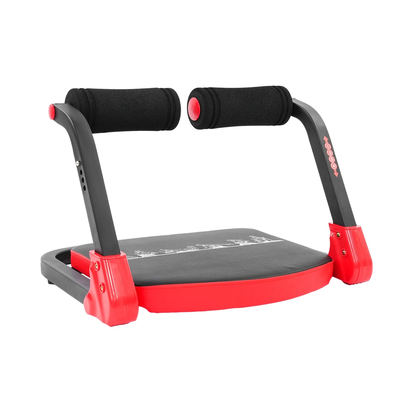 Foldable Abdominal Exerciser With Adjustable Intensity For Home Gym
