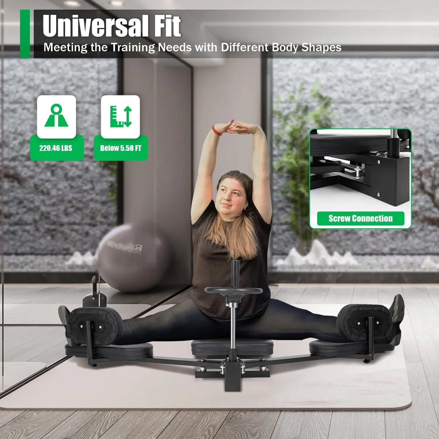 3 Bar Leg Stretcher For Gymnastics And Yoga Flexibility Training